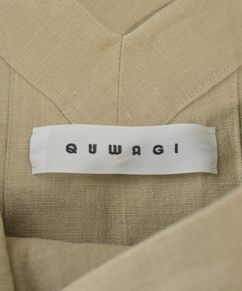 QUWAGI（クワギ）シャツワンピース ベージュ サイズ:38(M位) レディース/2200644600866