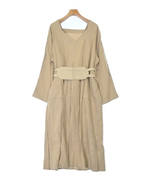QUWAGI（クワギ）シャツワンピース ベージュ サイズ:36(S位) レディース/2200644601382