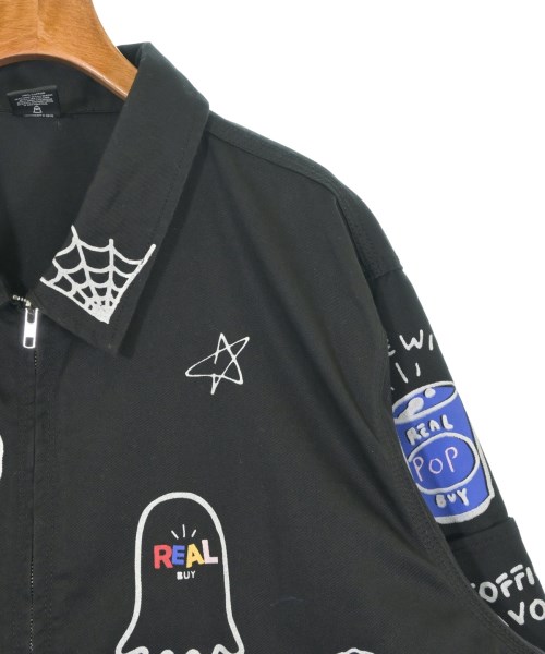 REAL BUY（リアルバイ）デニムジャケット 黒 サイズ:L メンズ/2200697058058