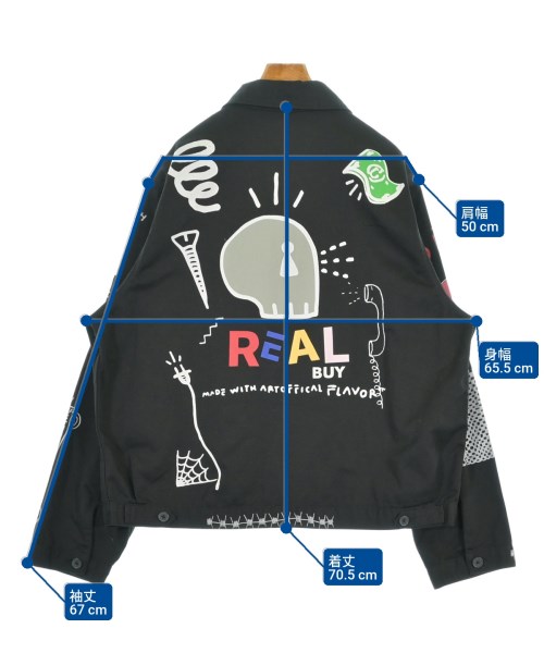 REAL BUY（リアルバイ）デニムジャケット 黒 サイズ:L メンズ/2200697058058