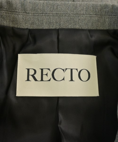 RECTO.（レクト）テーラードジャケット グレー サイズ:L メンズ/2200695208011