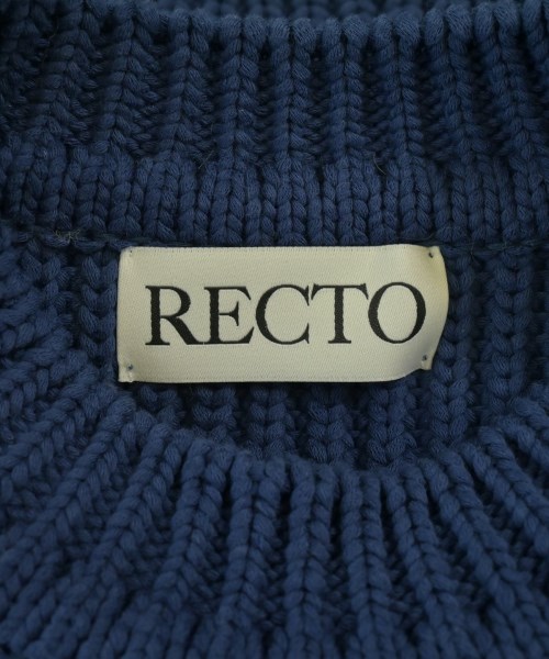 RECTO.（レクト）ニット・セーター 青 サイズ:F レディース/2200689407086