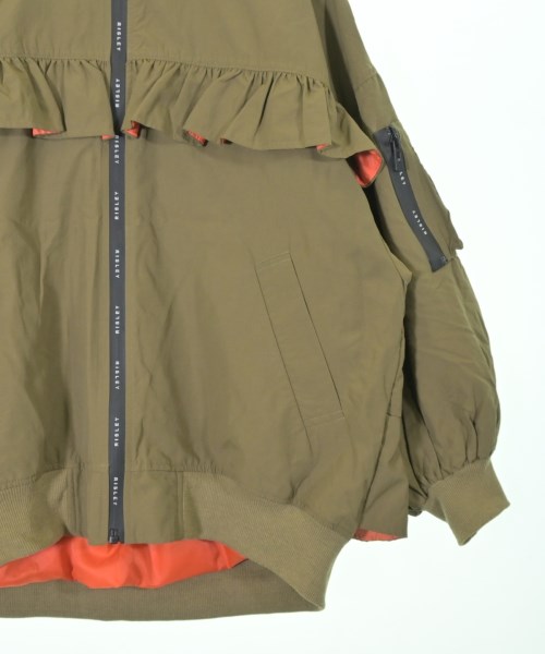 Risley（リスレイ）ミリタリーブルゾン カーキ サイズ:F レディース/2200629837126