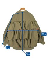 Risley（リスレイ）ミリタリーブルゾン カーキ サイズ:F レディース/2200629837126