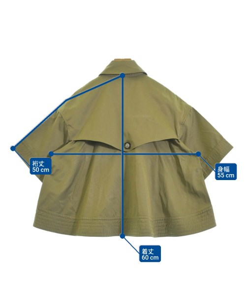 Risley（リスレイ）トレンチコート カーキ サイズ:F レディース/2200648774082