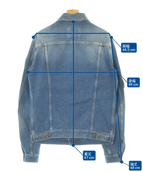 ROY ROGER'S（ロイロジャース）デニムジャケット 青 サイズ:46(XL位) レディース/2200664219970