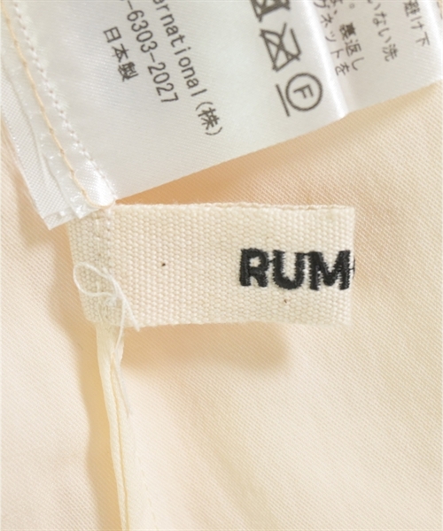 RUMCHE（ラムシェ）ブラウス 白 サイズ:F レディース/2200601059256