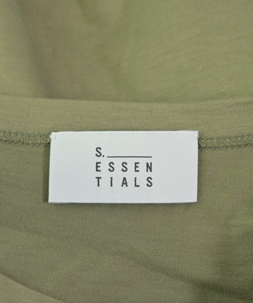 S.ESSENTIALS（エスエッセンシャルズ）Tシャツ・カットソー カーキ サイズ:50(XL位) メンズ/2200698934191