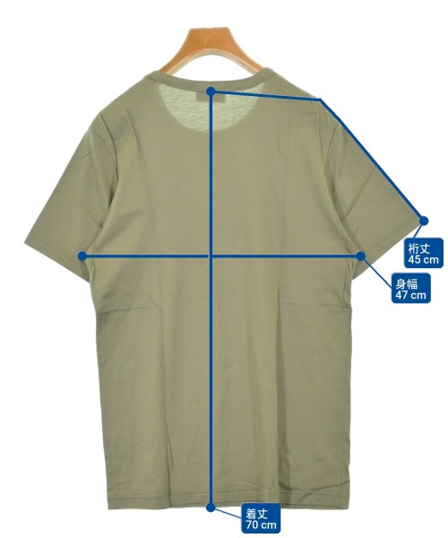S.ESSENTIALS（エスエッセンシャルズ）Tシャツ・カットソー カーキ サイズ:50(XL位) メンズ/2200698934191