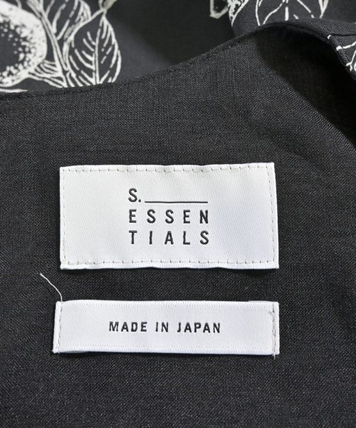 S.ESSENTIALS（エスエッセンシャルズ）ワンピース 黒 サイズ:36(S位) レディース/2200698155015