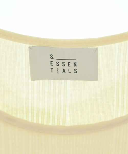 S.ESSENTIALS（エスエッセンシャルズ）Tシャツ・カットソー 白 サイズ:38(M位) レディース/2200657943073