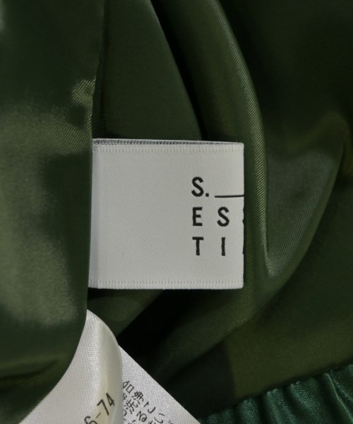 S.ESSENTIALS（エスエッセンシャルズ）ロング・マキシ丈スカート 緑 サイズ:38(M位) レディース/2200724130016