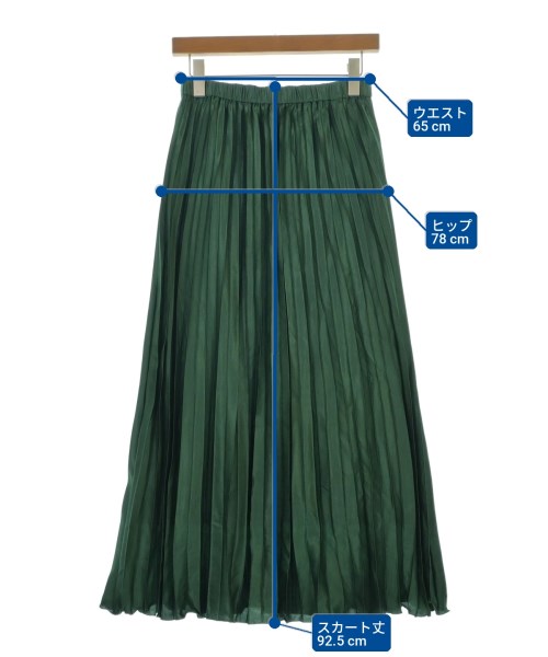 S.ESSENTIALS（エスエッセンシャルズ）ロング・マキシ丈スカート 緑 サイズ:38(M位) レディース/2200724130016