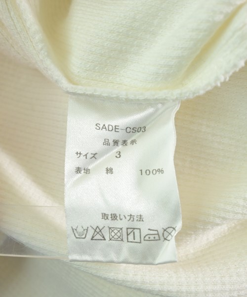 SADE（シャーデー）ポロシャツ 白 サイズ:3(L位) メンズ/2200694174317