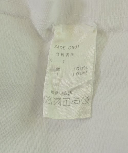 SADE（シャーデー）Tシャツ・カットソー 白 サイズ:1(S位) メンズ/2200705014526
