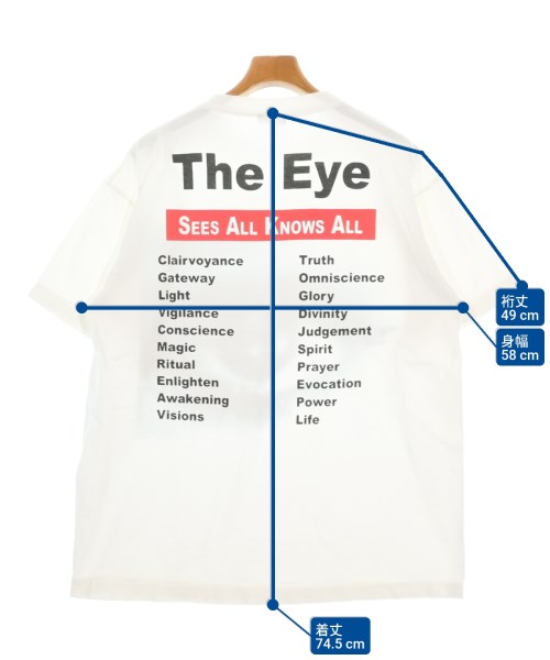 SAINT MICHAEL（セントマイケル）Tシャツ・カットソー 白 サイズ:XL メンズ/2200523091259