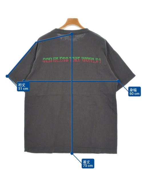 SAINT MICHAEL（セントマイケル）Tシャツ・カットソー グレー サイズ:XL メンズ/2200478430257