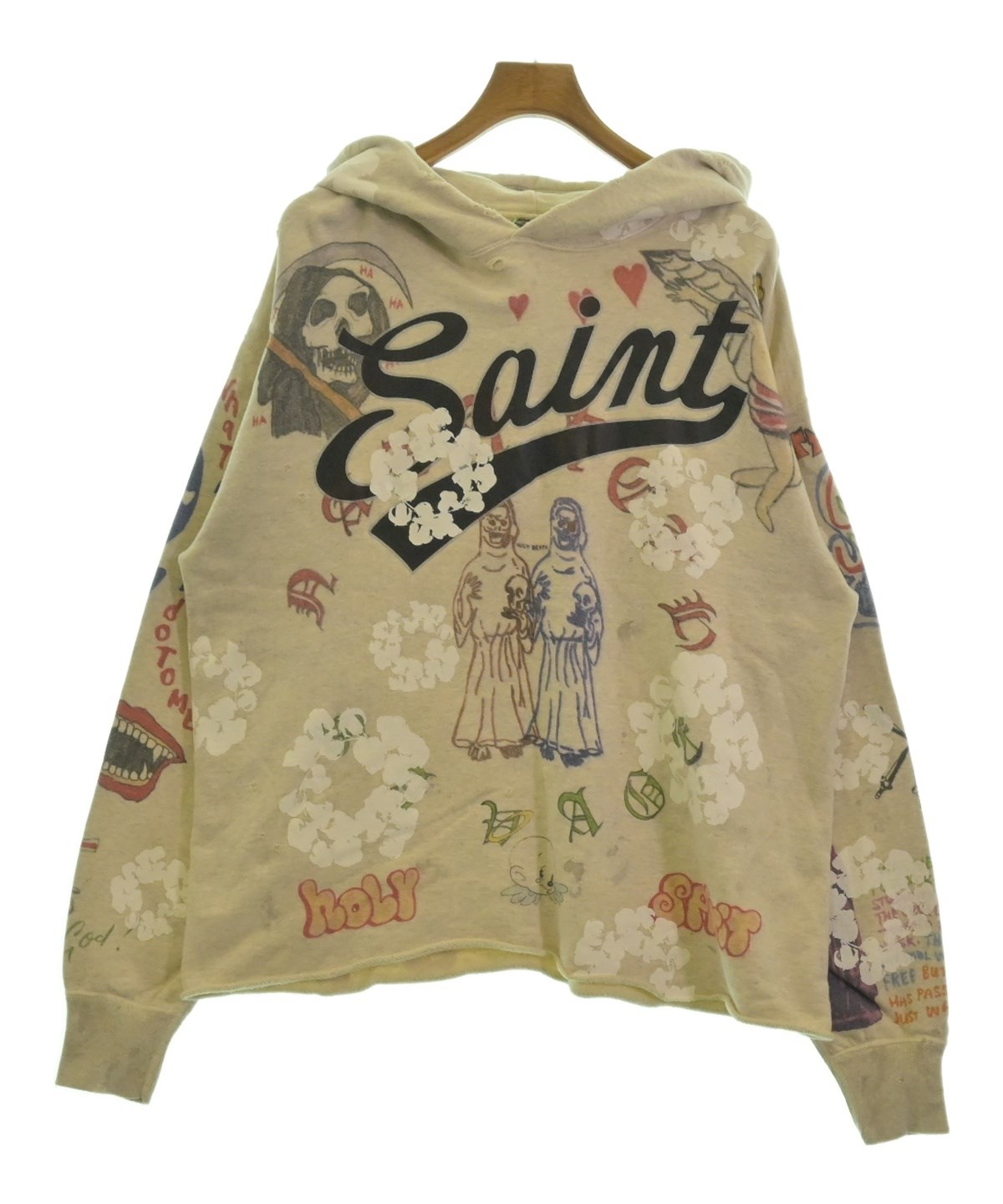 SAINT MICHAEL セントマイケルパーカー メンズ めずらしい 中古