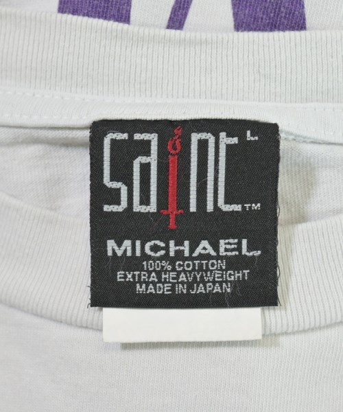 SAINT MICHAEL（セントマイケル）Tシャツ・カットソー 白 サイズ:L メンズ/2200511932069