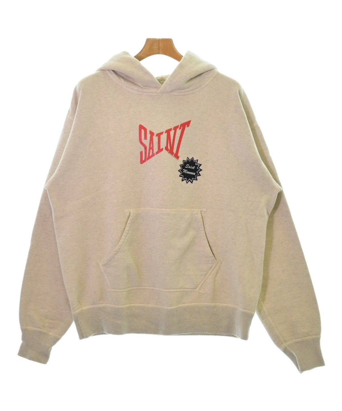 SAINT MICHAEL（セントマイケル）パーカー ベージュ サイズ:L