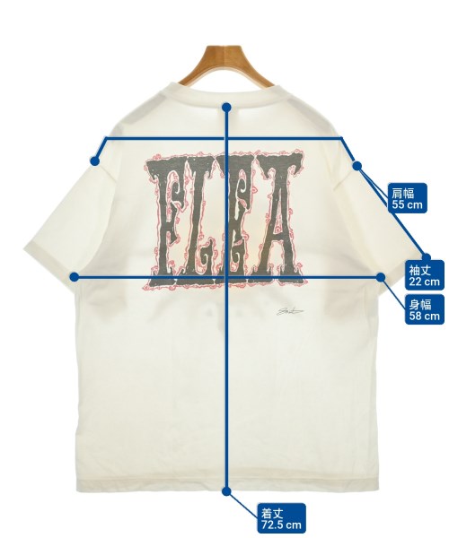 SAINT MICHAEL（セントマイケル）Tシャツ・カットソー 白 サイズ:L メンズ/2200554482101