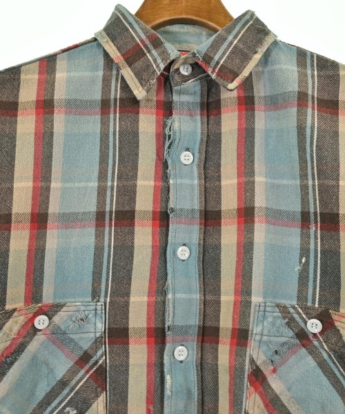 SAINT MICHAEL（セントマイケル）カジュアルシャツ 青 サイズ:M メンズ/2200635783035