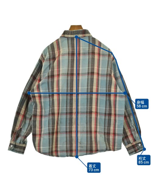 SAINT MICHAEL（セントマイケル）カジュアルシャツ 青 サイズ:M メンズ/2200635783035