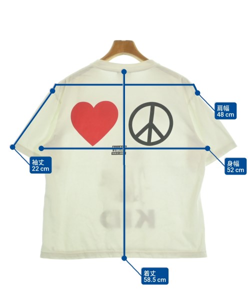 SAINT MICHAEL（セントマイケル）Tシャツ・カットソー 白 サイズ:S メンズ/2200639703053