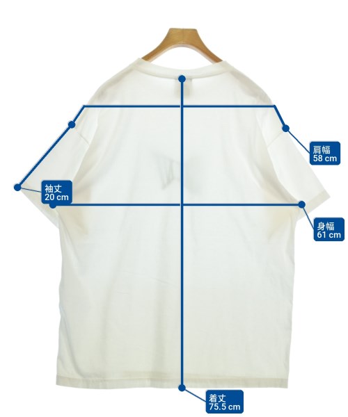 SAINT MICHAEL（セントマイケル）Tシャツ・カットソー 白 サイズ:XL メンズ/2200639962054