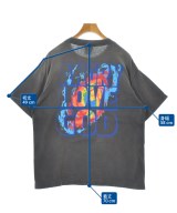 SAINT MICHAEL（セントマイケル）Tシャツ・カットソー グレー サイズ:M メンズ/2200641873072