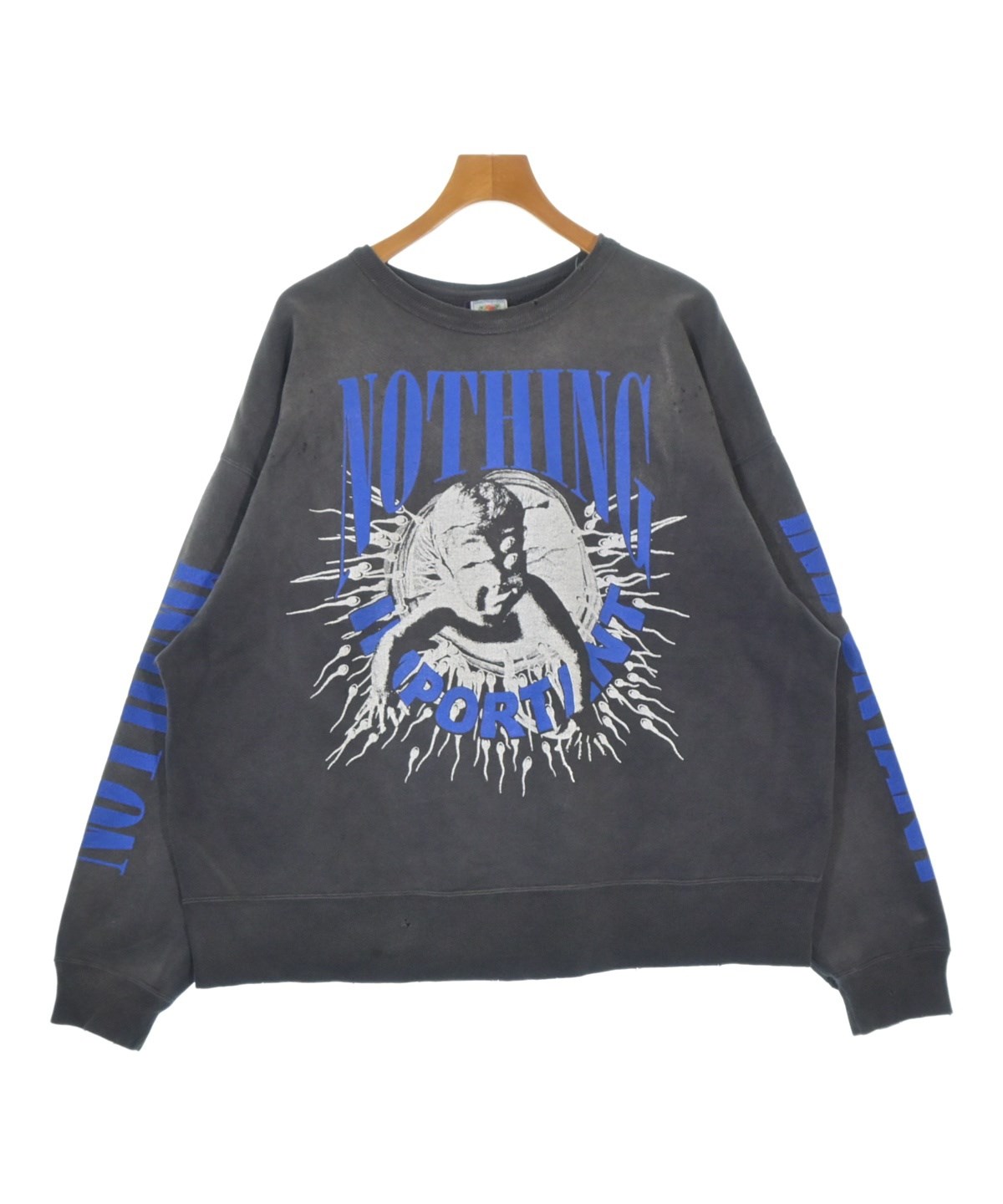 SAINT MICHAEL（セントマイケル）スウェット グレー サイズ:XL メンズ 