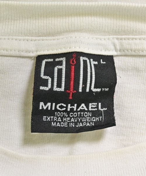 SAINT MICHAEL（セントマイケル）Tシャツ・カットソー 白 サイズ:L メンズ/2200591353297
