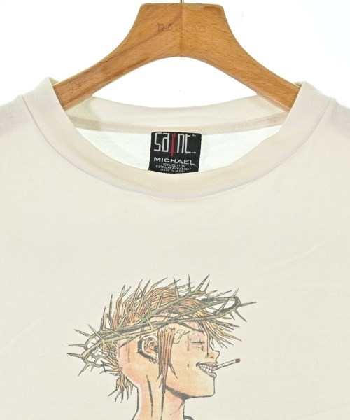SAINT MICHAEL（セントマイケル）Tシャツ・カットソー 白 サイズ:L メンズ/2200591353297