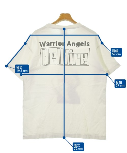 SAINT MICHAEL（セントマイケル）Tシャツ・カットソー 白 サイズ:L メンズ/2200591353297