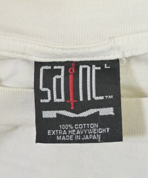 SAINT MICHAEL（セントマイケル）Tシャツ・カットソー 白 サイズ:L メンズ/2200598895042