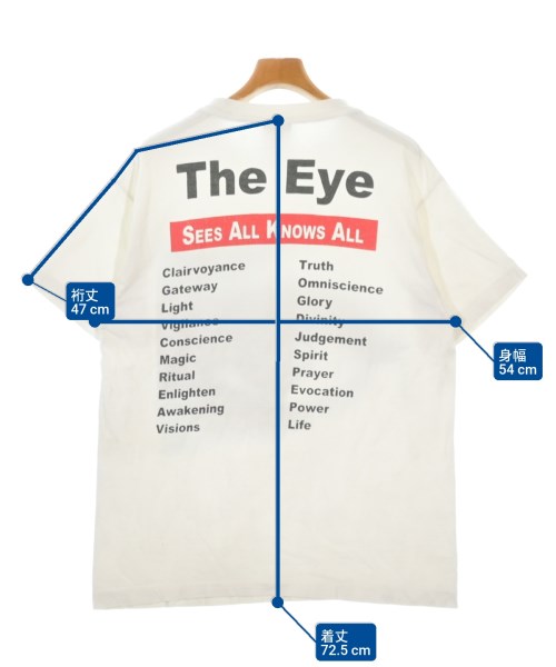 SAINT MICHAEL（セントマイケル）Tシャツ・カットソー 白 サイズ:L メンズ/2200598895042