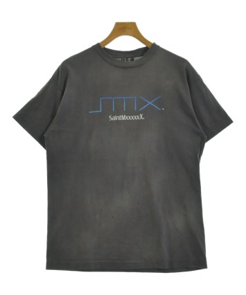 SAINT MICHAEL カラフルロゴ Tシャツ Mグレー Saint Mxxxxxx (セントマイケル) SS TEE COLORFUL SAINT SM-YS8-0000