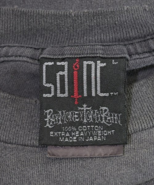 SAINT MICHAEL（セントマイケル）Tシャツ・カットソー グレー サイズ:L メンズ/2200600184072