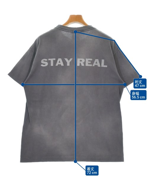 SAINT MICHAEL（セントマイケル）Tシャツ・カットソー グレー サイズ:L メンズ/2200600184072