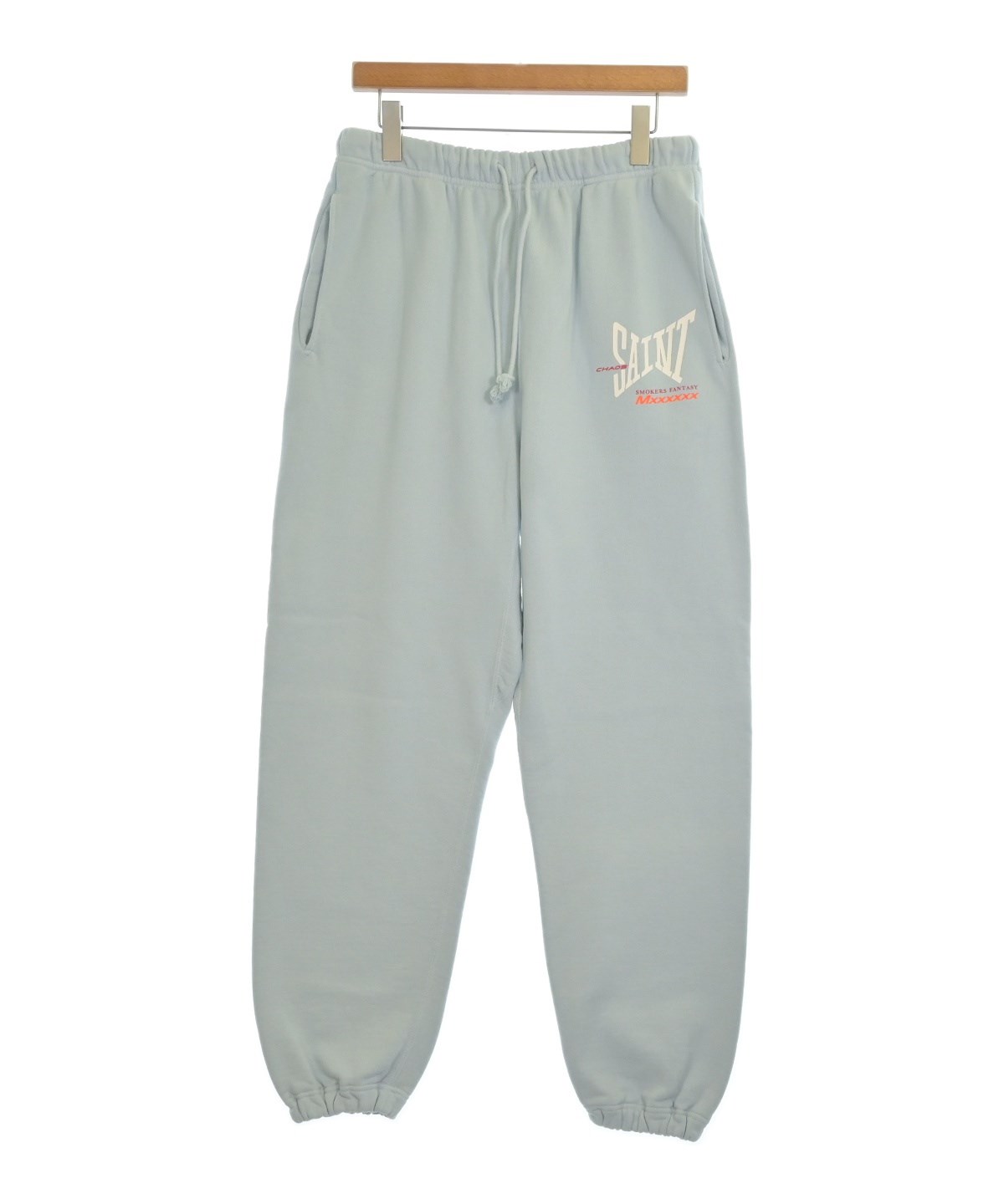 SAINT MICHAEL（セントマイケル）スウェットパンツ 青 サイズ:S メンズ