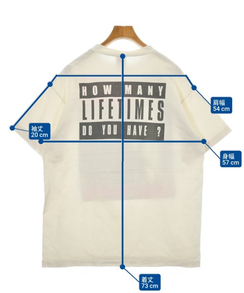 SAINT MICHAEL（セントマイケル）Tシャツ・カットソー 白 サイズ:L メンズ/2200552504096