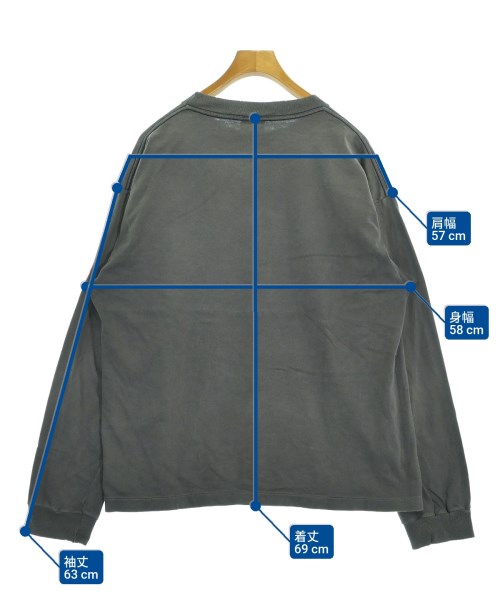 SAINT MICHAEL（セントマイケル）Tシャツ・カットソー グレー サイズ:L メンズ/2200621476026