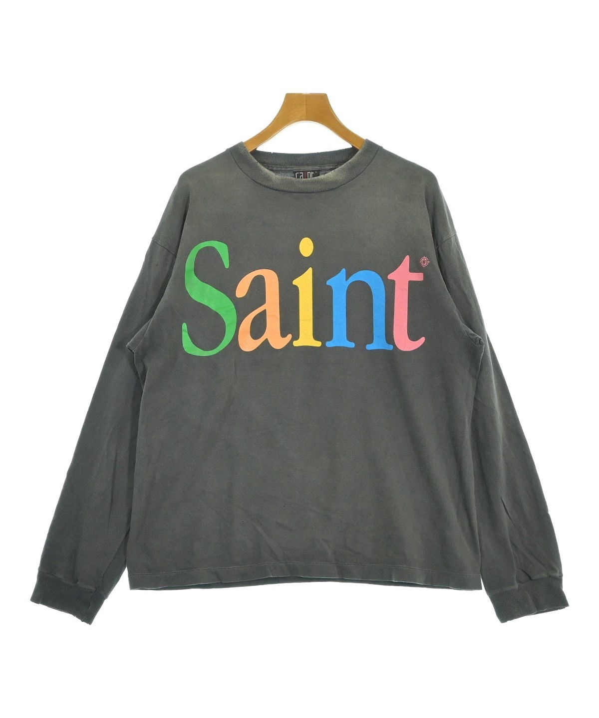 SAINT MICHAEL（セントマイケル）Tシャツ・カットソー グレー サイズ:L