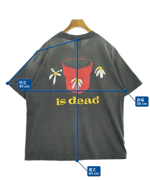 SAINT MICHAEL（セントマイケル）Tシャツ・カットソー グレー サイズ:L メンズ/2200621476033