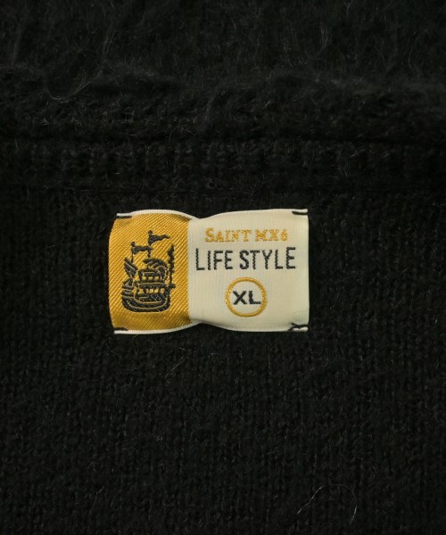 SAINT MICHAEL（セントマイケル）カーディガン 黒 サイズ:XL メンズ/2200622574011