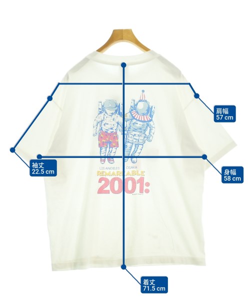 SAINT MICHAEL（セントマイケル）Tシャツ・カットソー 白 サイズ:L メンズ/2200598594594