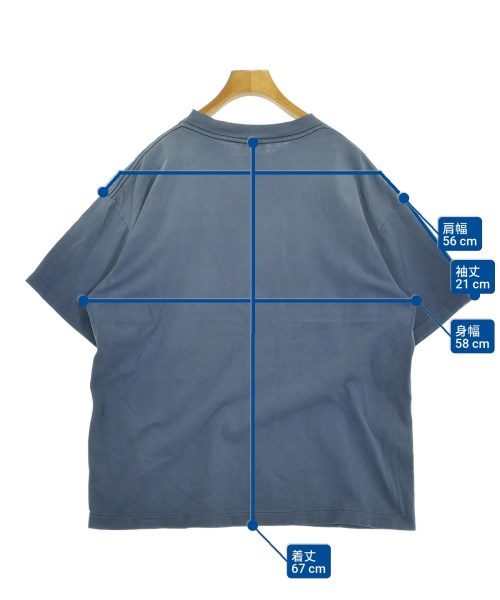 SAINT MICHAEL（セントマイケル）Tシャツ・カットソー 青 サイズ:L メンズ/2200623591055