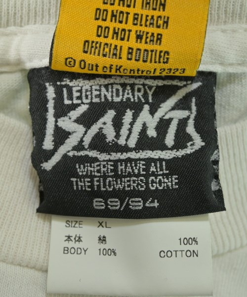 SAINT MICHAEL（セントマイケル）Tシャツ・カットソー 白 サイズ:XL メンズ/2200623591062