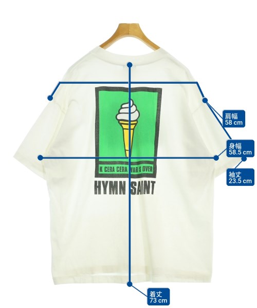 SAINT MICHAEL（セントマイケル）Tシャツ・カットソー 白 サイズ:XL メンズ/2200623591062
