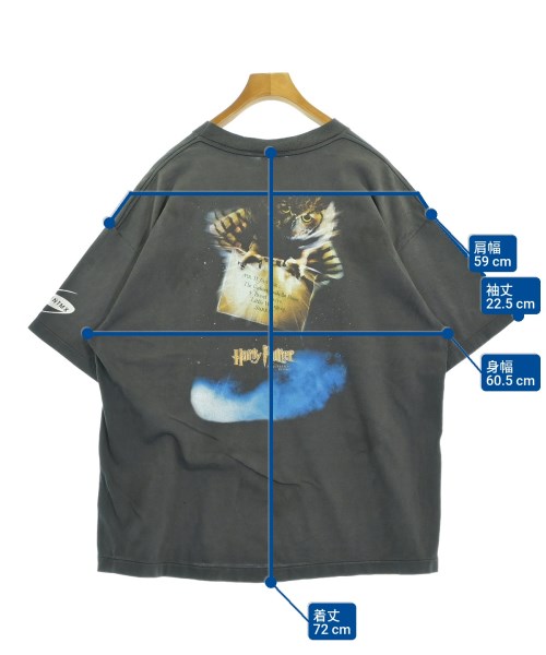 SAINT MICHAEL（セントマイケル）Tシャツ・カットソー グレー サイズ:XL メンズ/2200626787073